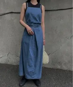 AMERI×Lee DENIM CAMISOLE DRESSのサムネイル