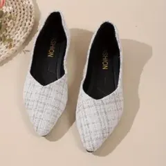 2213z【新品】フラットシューズ 26cm レディース