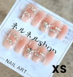 2902:ピンクチークにネックレスデザインとリングデザインストーン☆XSサイズのサムネイル