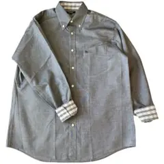 【美品】バーバリーロンドン　長袖シャツ／ブラウス　LL (XL)　大きいサイズ