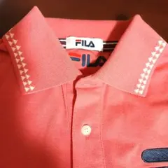メンズ　ゴルフ　FILA ピンク ポロシャツのサムネイル