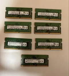 ノートPC用メモリ 8GB DDR4 2400T 計7枚セットのサムネイル