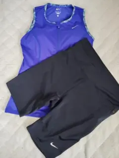 Nike 紫 スポーツ用水着