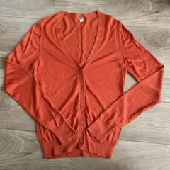 UNIQLO オレンジ薄手カーディガンのサムネイル