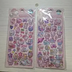 ⑦ 白猫　キティ　サンリオ　ボンボンドロップシール　らぶぶ　BONBON