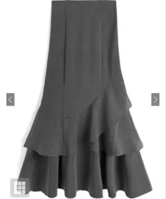 GRL ティアードアリルアシンメトリーマーメイドスカート 【gc300】