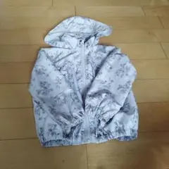 花柄フード付きジャンパー110