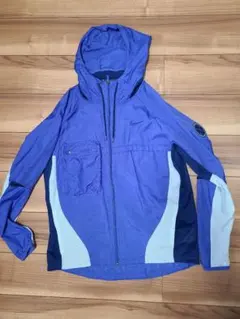 Nike フード付きナイロンジャケット 青