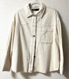 ZARA コーデュロイジャケット オーバーサイズ