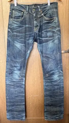 PRPS 紫製品 日本製 ダメージリペア加工 デニムパンツ 29 - メルカリ