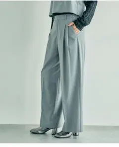 LEPSIM　trタックパンツグレーfree