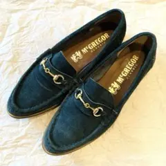 ベロア調ビットローファー(日本製)