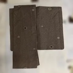 c1285 茶色 花柄 小紋 着物