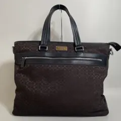 2605-265｜美品｜コーチ ミニシグネチャー 2WAYバッグ ブラック - メルカリ