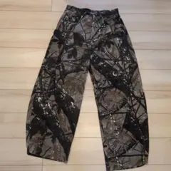 カモフラージュ柄 バギーパンツ