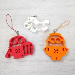ミニオンズ　ラバーストラップ　キーホルダー