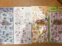 断*)様 ディズニープチドロステッカー　新作　4種