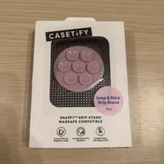 未開封品 CASETiFY Snap&Stick Grip Stand ピンク