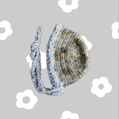 値下げ❣️ ボンネット　バラクラバ　クロシェハット　ニット帽　帽子