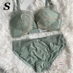 ブラショーツセット ノンワイヤー M 新品 0002 ミントグリーン