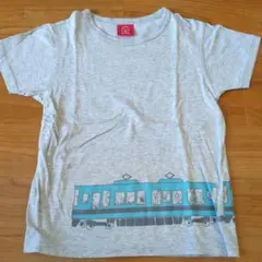 OJICO オジコ 電車柄 Tシャツ グレー 10Aのサムネイル