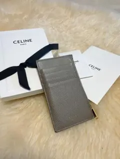 CELINE カードケース コインケース グレー - メルカリ
