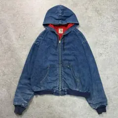 超希少70's■カーハート【M】USA製 アクティブジャケット デニム 雰囲気◎