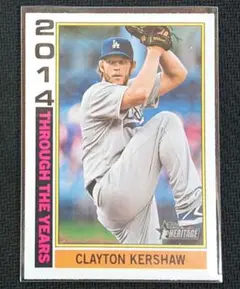 topps heritage ドジャース インサート Kershaw