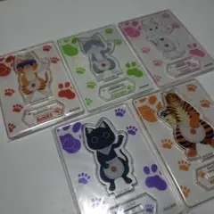 【A ５種セット】　ラーメン赤猫　おまちどー　アクリルスタンド