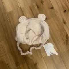 『新品タグ付き』gelato pique ベア耳付き帽子