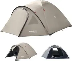 【開封・未使用】KingCamp ドームテント 拡張テント 初心者向け キャンプのサムネイル
