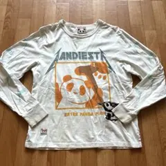 pandiesta 刺繍 ￼デザインロングスリーブTシャツのサムネイル