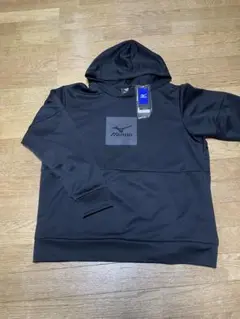 Mizuno フード付き ブラックパーカー