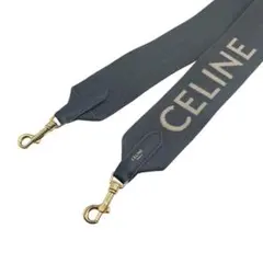 【極美品】セリーヌ ジャガード ロングストラップ ショルダーストラップ ゴールドのサムネイル