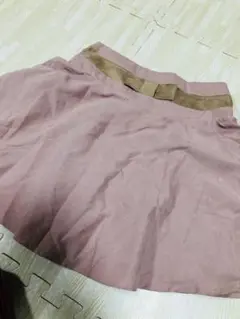 allamandaアラマンダ❤️新品未使用❤️秋冬❤️リボンピンクフレアスカート
