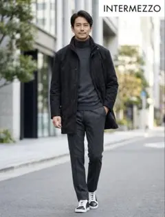 INTERMEZZO ダウンライナー付3WAYコート Mサイズ ブラック