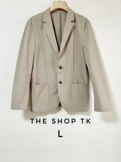 THE SHOP TK テーラードジャケット メンズL ベージュ系