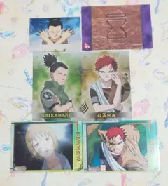 ナルト NARUTO ブロマイドガム 我愛羅 奈良シカマルのサムネイル
