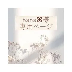 hanaꕤ様専用ページ