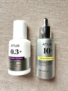 anua 美容液セット 0.3% レチノール & 10% ビタミン アヌア