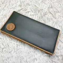 【極美品】 HUNTING WORLD バチュー 長財布 カーキのサムネイル