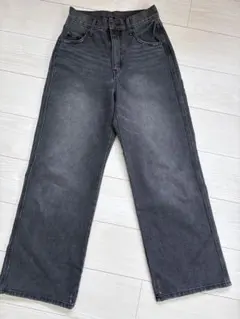 WEGOグレー ワイドレッグデニム Mサイズ