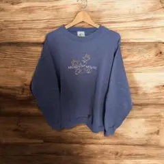 【USA製】【90s】MICKEY ＆CO.ディズニー　刺繍ロゴ　スウェット古着