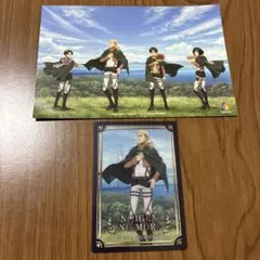 進撃の巨人 ニジゲンノモリ エルヴィン 特典 クリアカード 入場特典