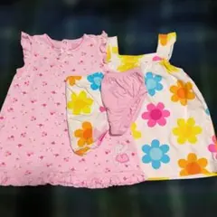カーターズchild of mine 花柄ワンピースセット4点入園準備お着替え
