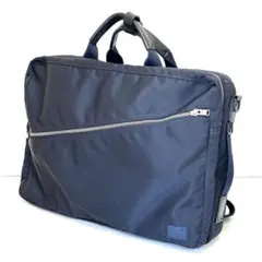 【美品】ポーター リフト 3WAY ブリーフケース 紺 822-07561