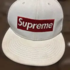 Supreme 59FIFTY ホワイトキャップ 7 3/8