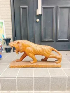 虎の衝立 / 大理石 】トラ 美術品 置物 縁起物 高級品 - メルカリ