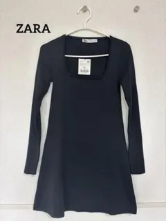 新品タグ付き＊ZARA ブラック ワンピース S