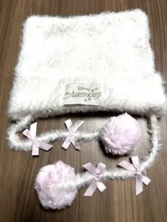 ディズニーファンキャップ　マリーちゃんニットキャップ